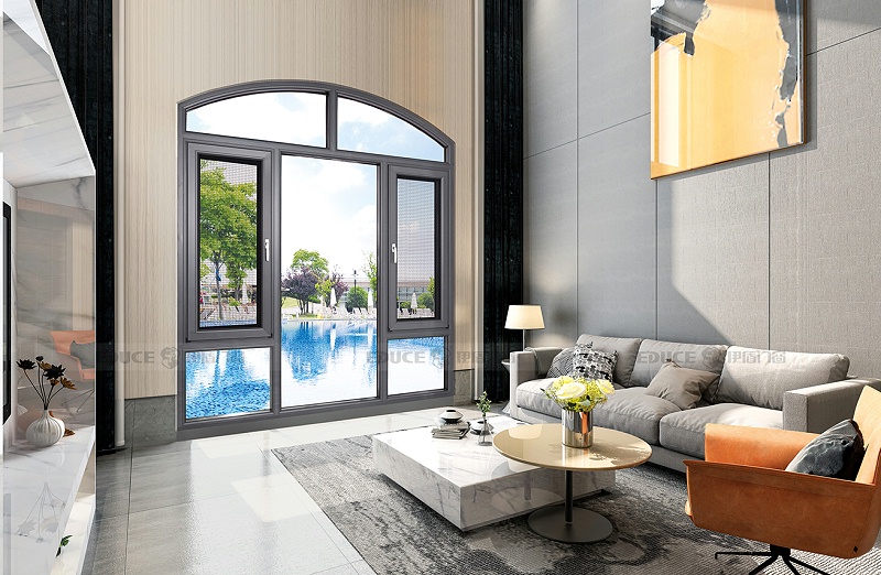 伊盾高效隔音門窗，成就你的靜謐生活空間居家生活夢(mèng)想！柏林時(shí)光平開(kāi)窗-110mm 灰色