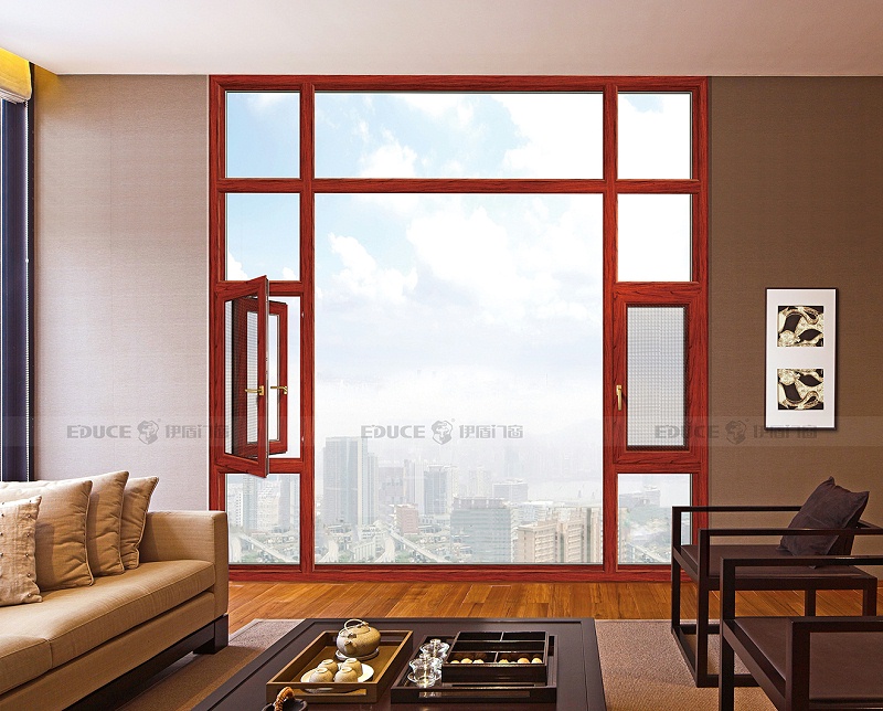 伊盾安全門窗，保護(hù)孩子的生命安全，全面提高居家生活質(zhì)量！簡愛堡羅平開窗-ZJ120mm 新櫻桃